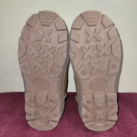 Emu Ridge Brown Boots Size 7 Australian Suede Wool Lining Mid Calf - Picture 5 of 11